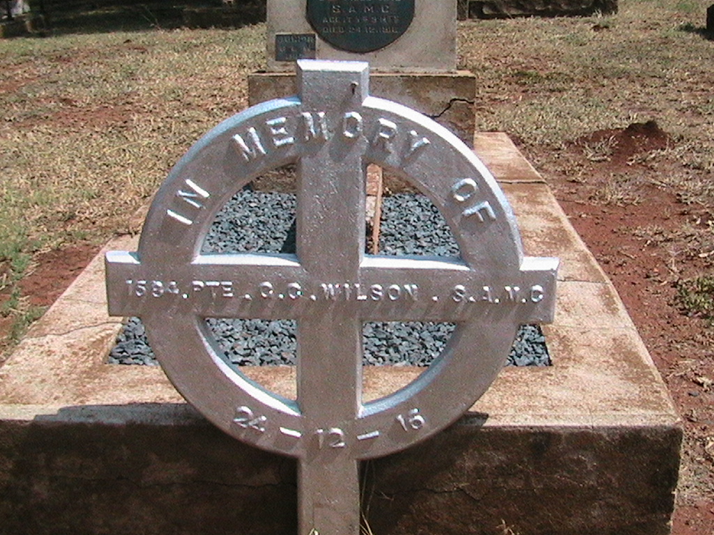 Photo from /search/photos/South Africa/Gauteng/PRETORIA (REBECCA STREET) CEMETERY/wilson_gc_02.JPG